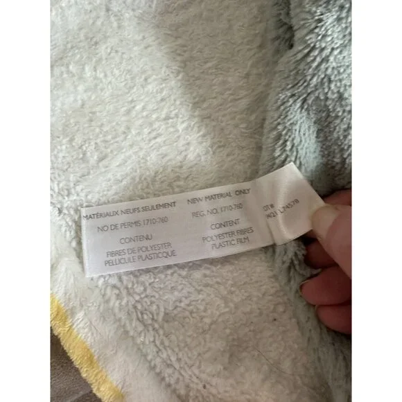 ANIMAL ADVENTURE OWL SECURITY Blanket‎ 14” Gray Plush Grey Lovey Furry Read - Picture 10 of 11